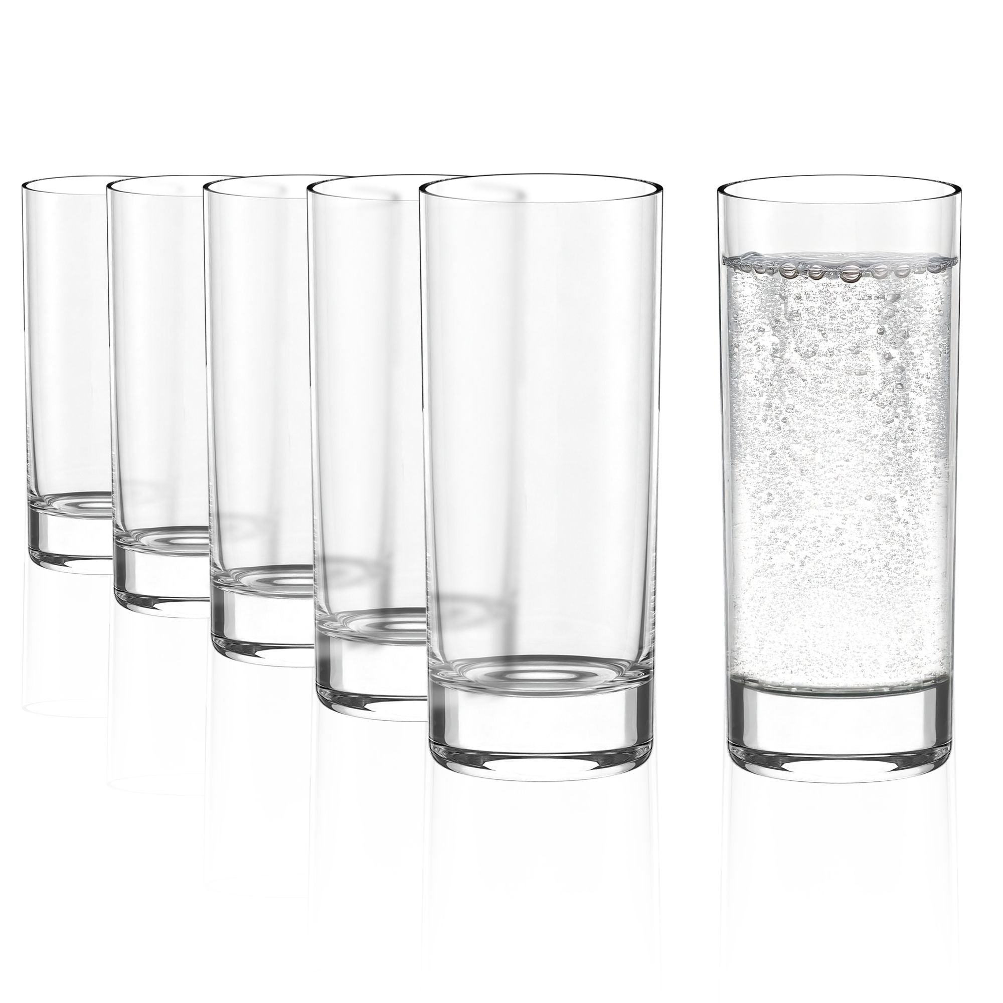 Set aus 6 Stölzle Lausitz New York Bar Wassergläsern, ideal für Wasser und Cocktails