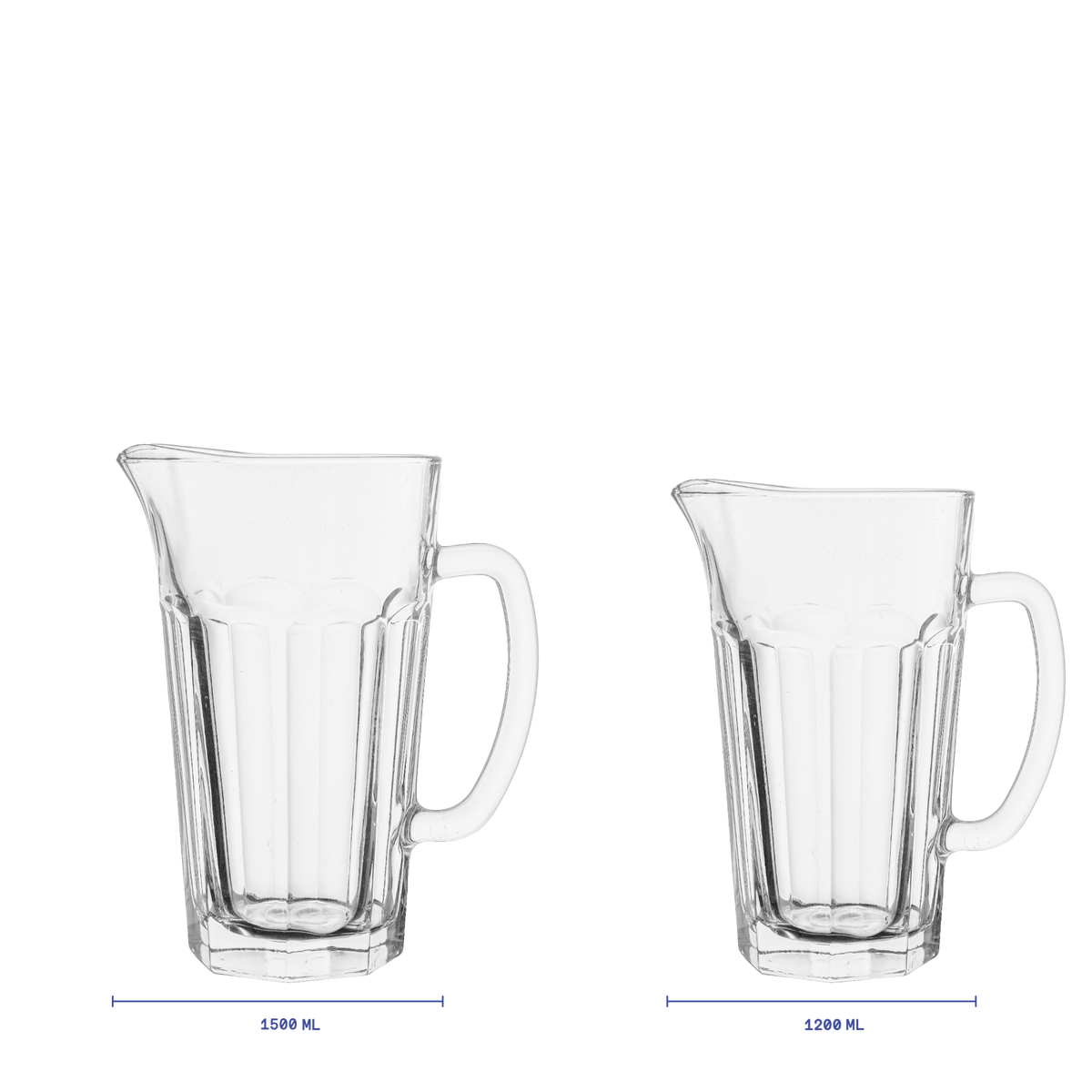 Oberglas Max Jug Krug 1500ml, alle Krüge der Serie