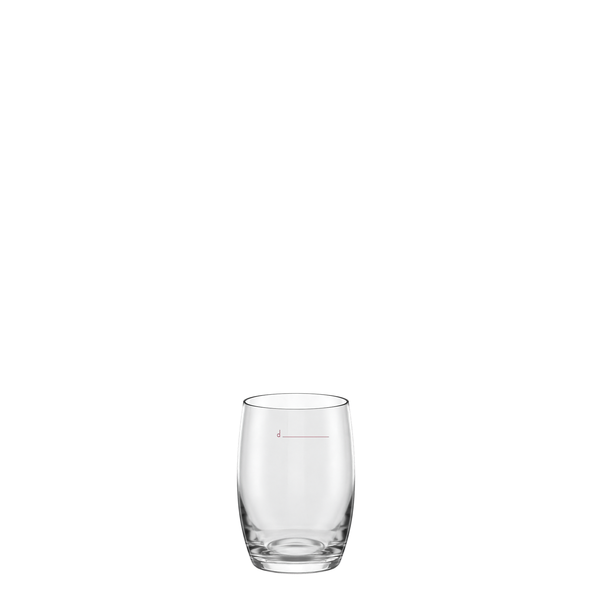White Wine Tumbler „the new 1/8“ Set of 6