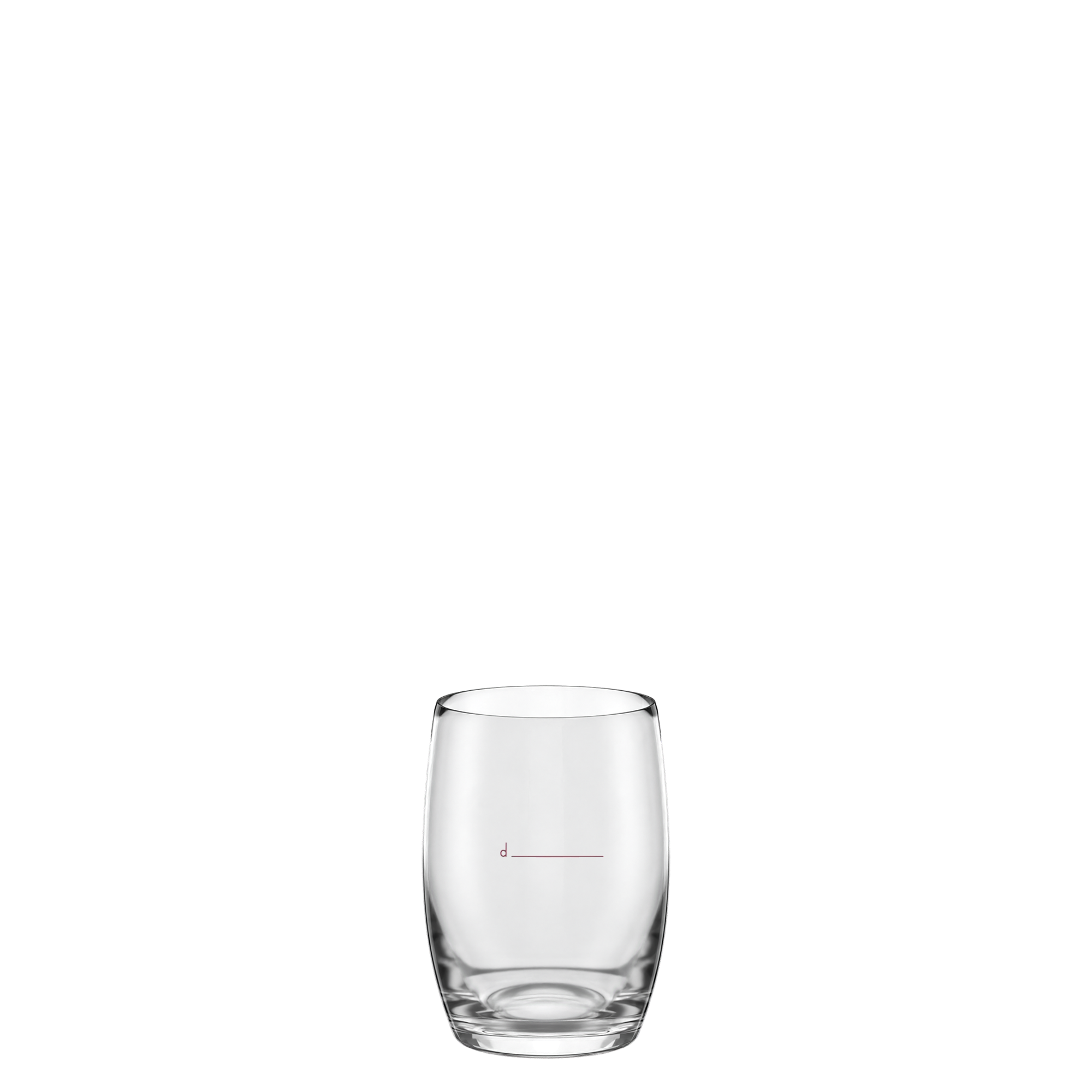 Red Wine Tumbler „the new 1/8“ Set of 6