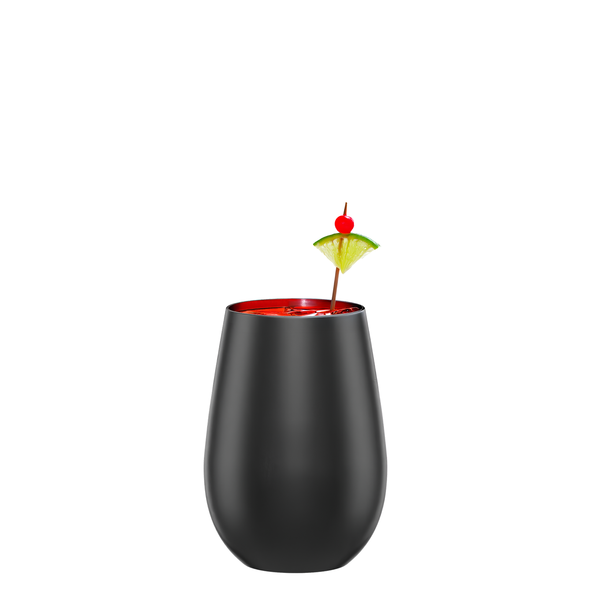 Tumbler Black/Red Elements Set of 6