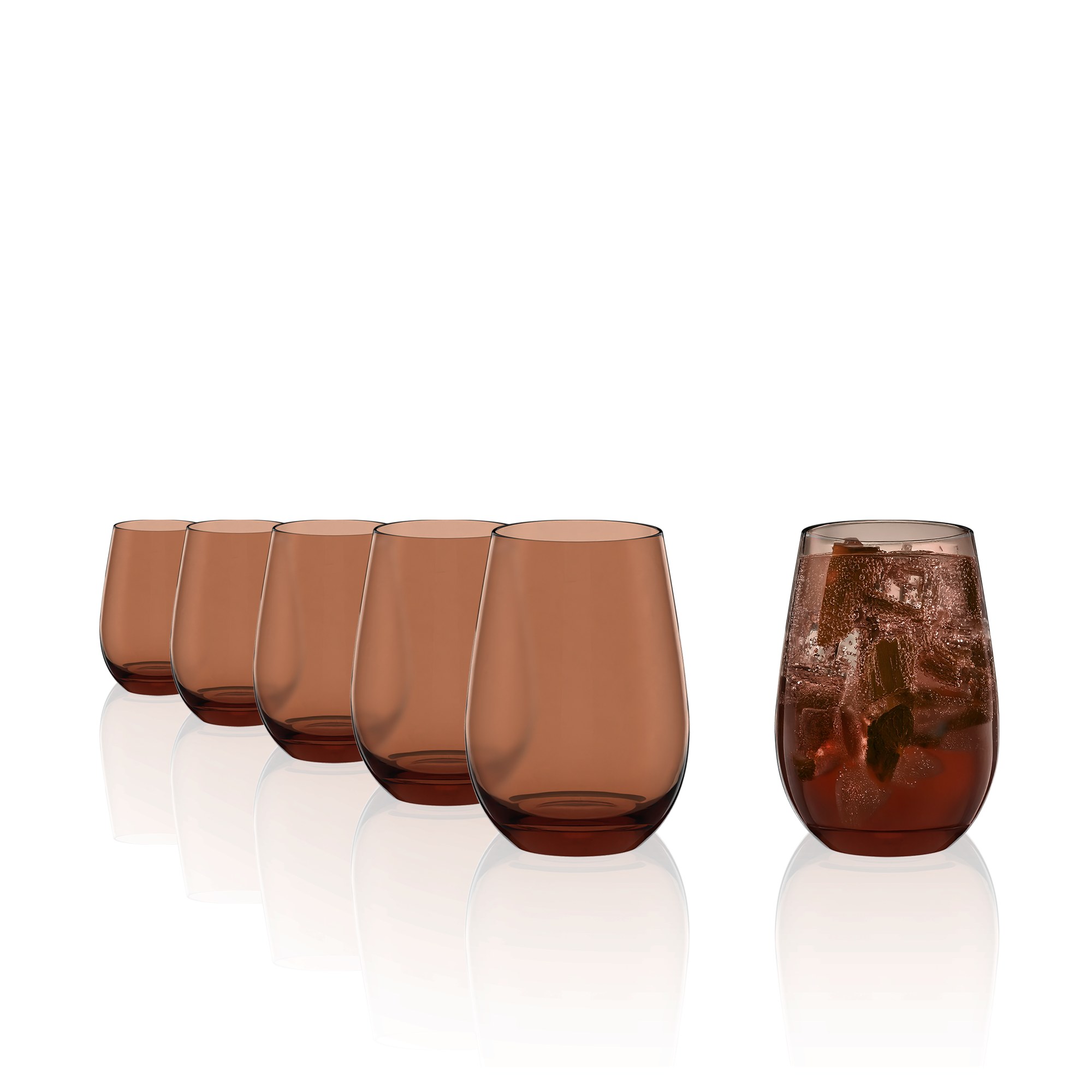Becher Braun Elements Kids 6er Set