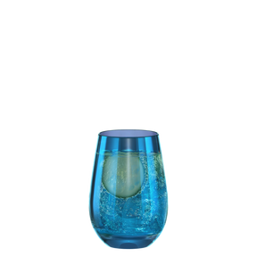 Long Drink Cup Mirror blue Set of 6