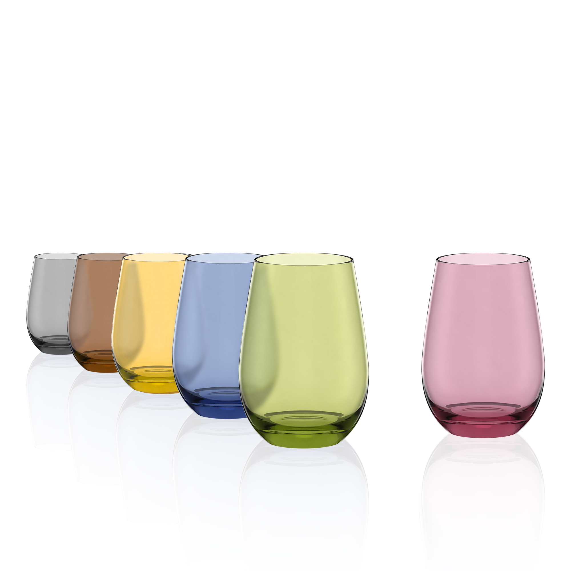 Tumbler Mix Mediterranean Elements Set of 6
