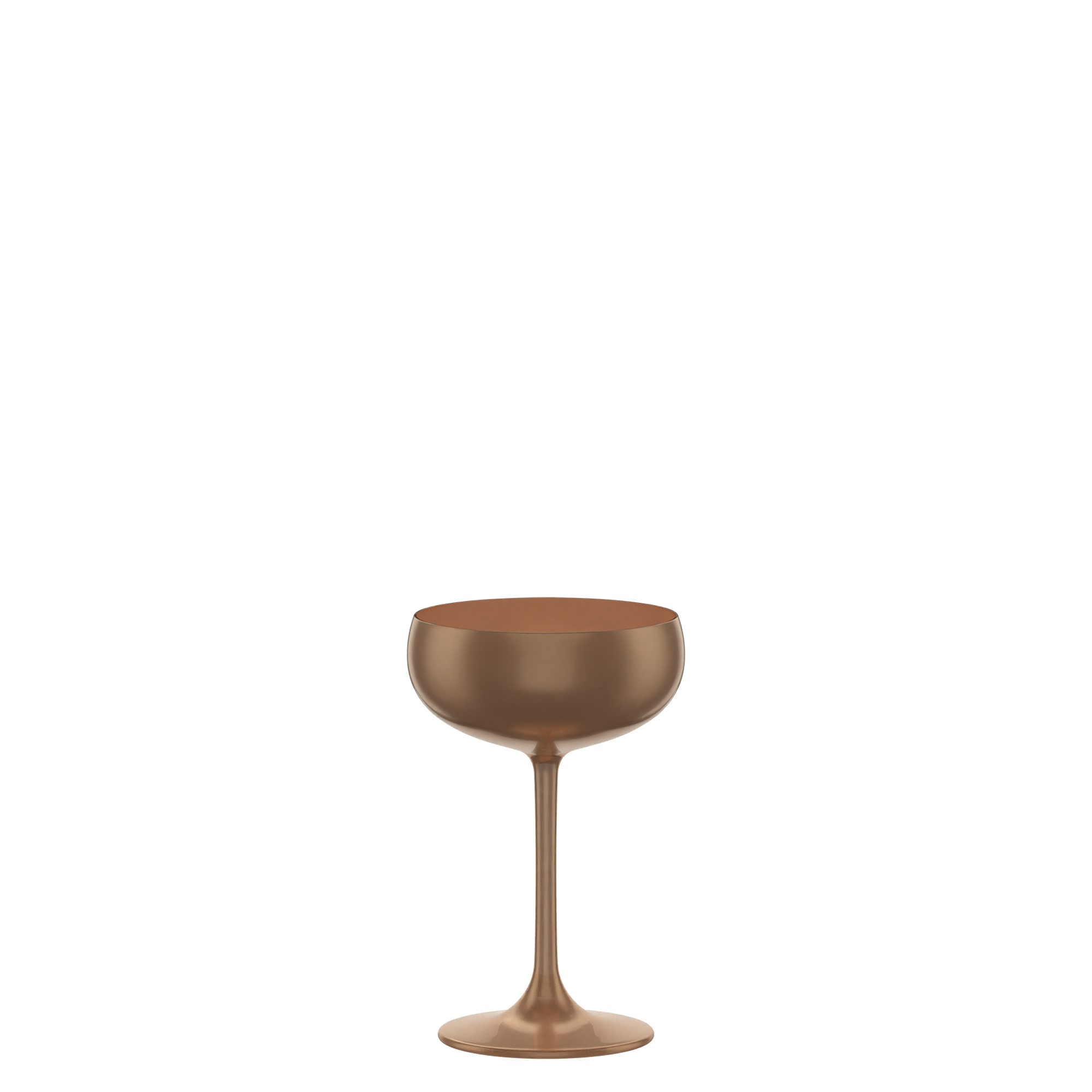 Sparkling Wine Coupe Bronze Elements Set of 6