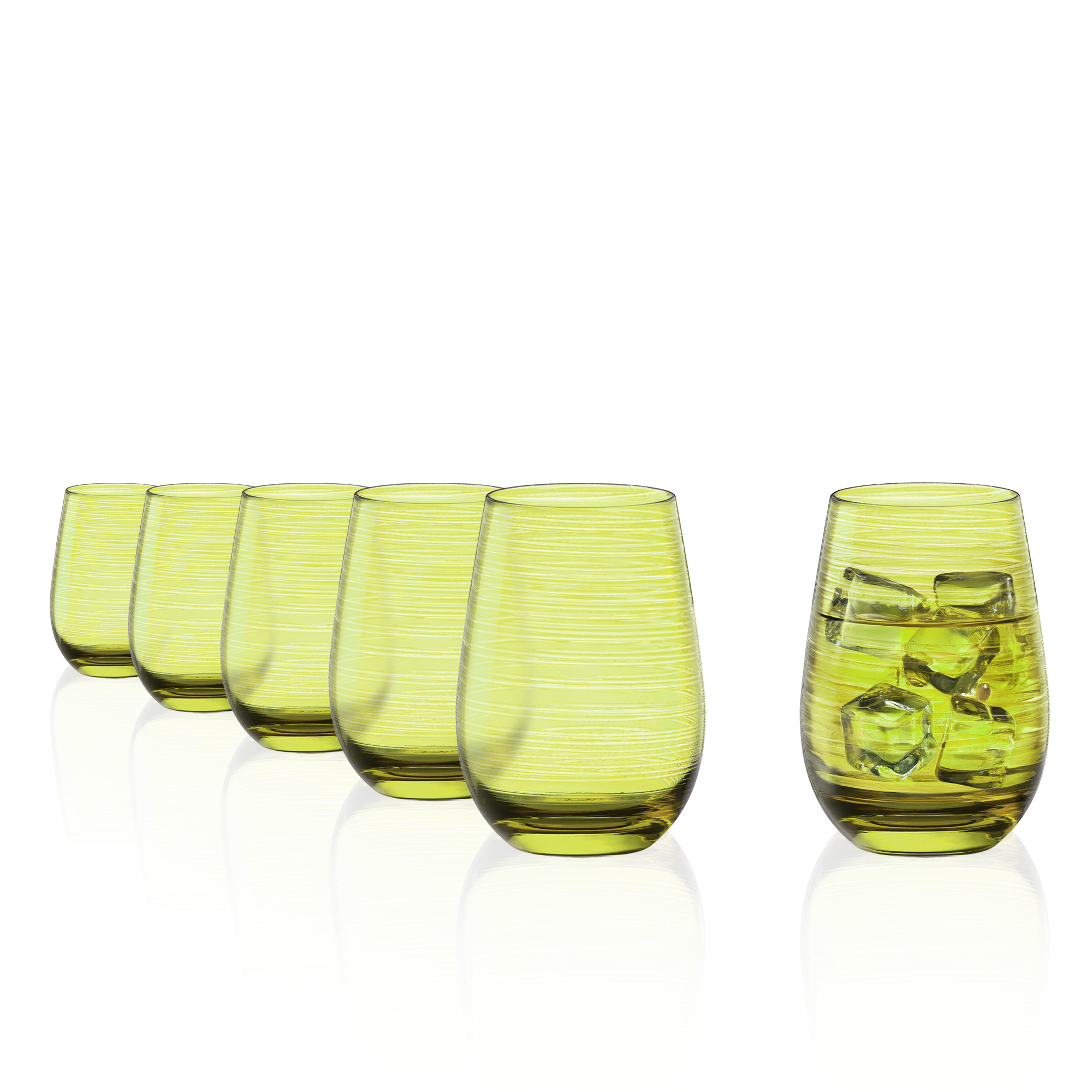 Tumbler Oliv Twister Set of 6