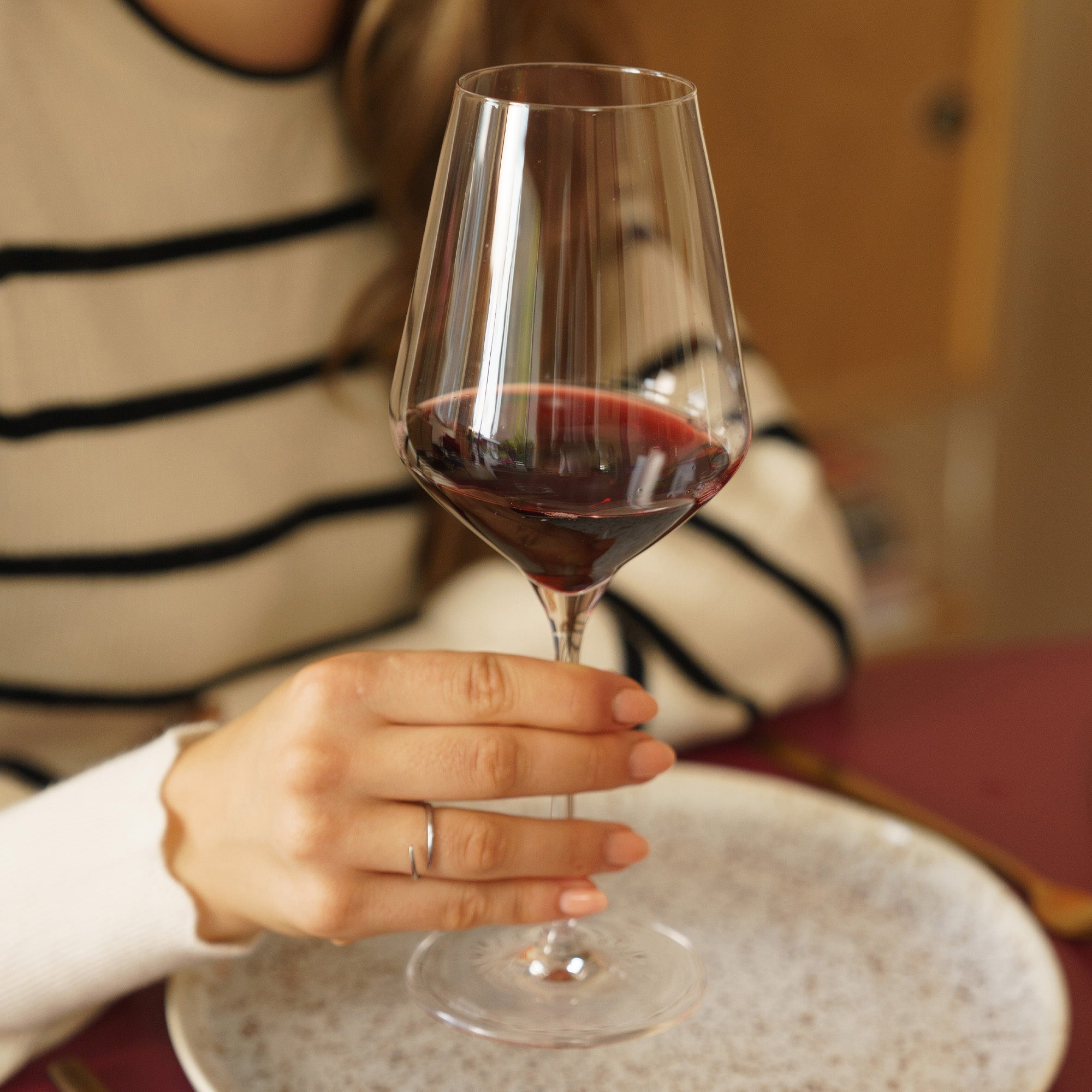 Red Wine Goblet Quatrophil Set of 6