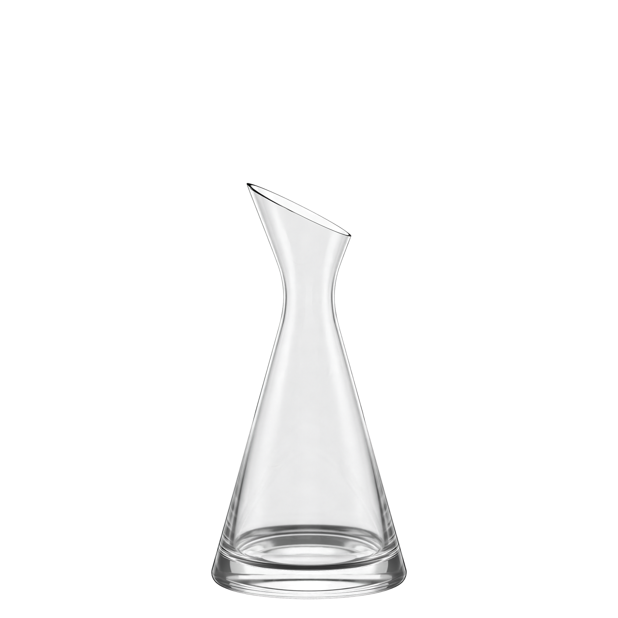 Stölzle Lausitz One for All Glaskaraffe mit elegantem Design und spitzem Ausguss