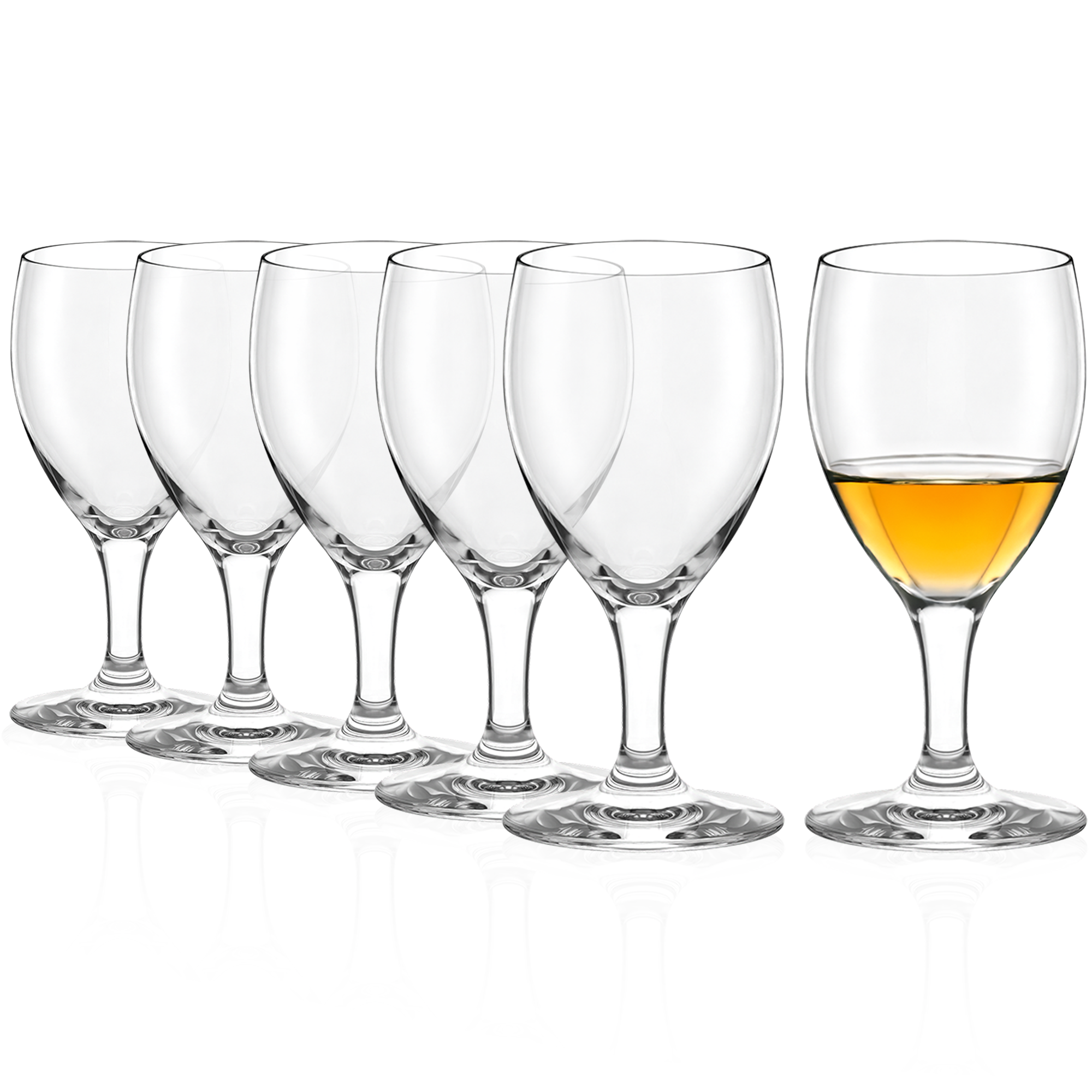 Verkostungsglas Milano Set aus klarem Glas, ideal für Weinverkostungen mit elegantem Design