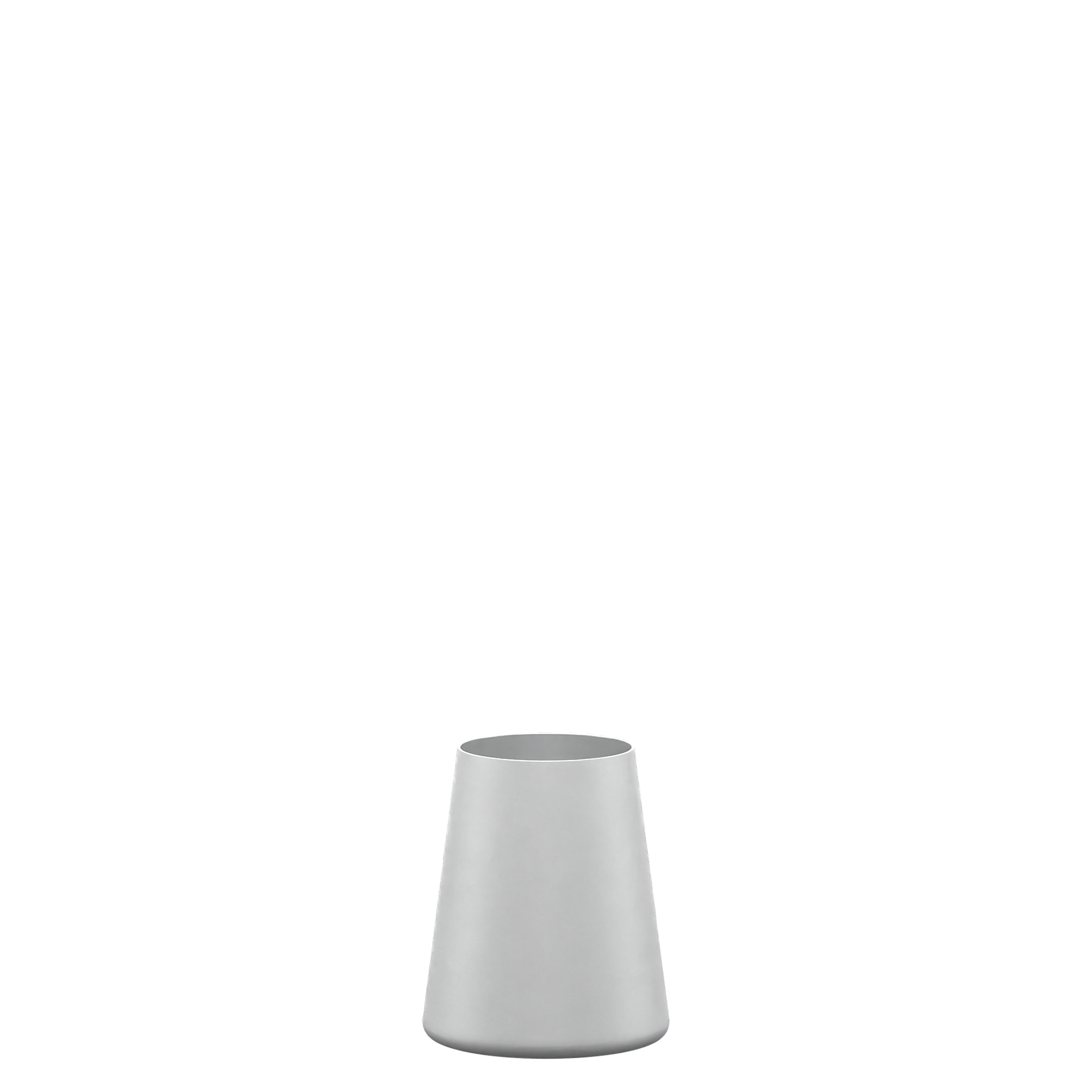 Stölzle Lausitz Weiß Silber Becher aus hochwertigem Glas in modernem Design