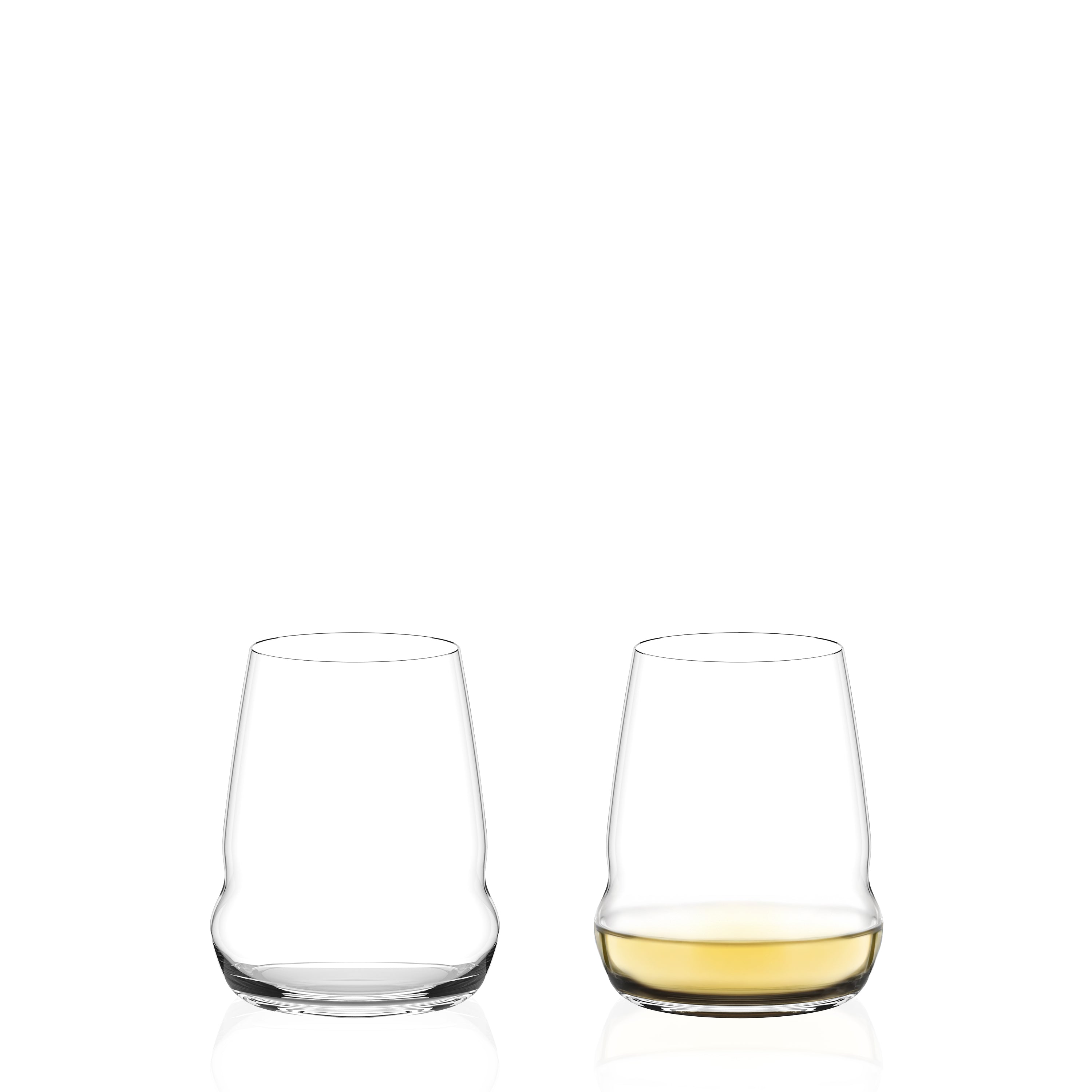 Weißweinbecher Set 2 Stück von Stölzle Lausitz mit modernem Design und klarem Glas