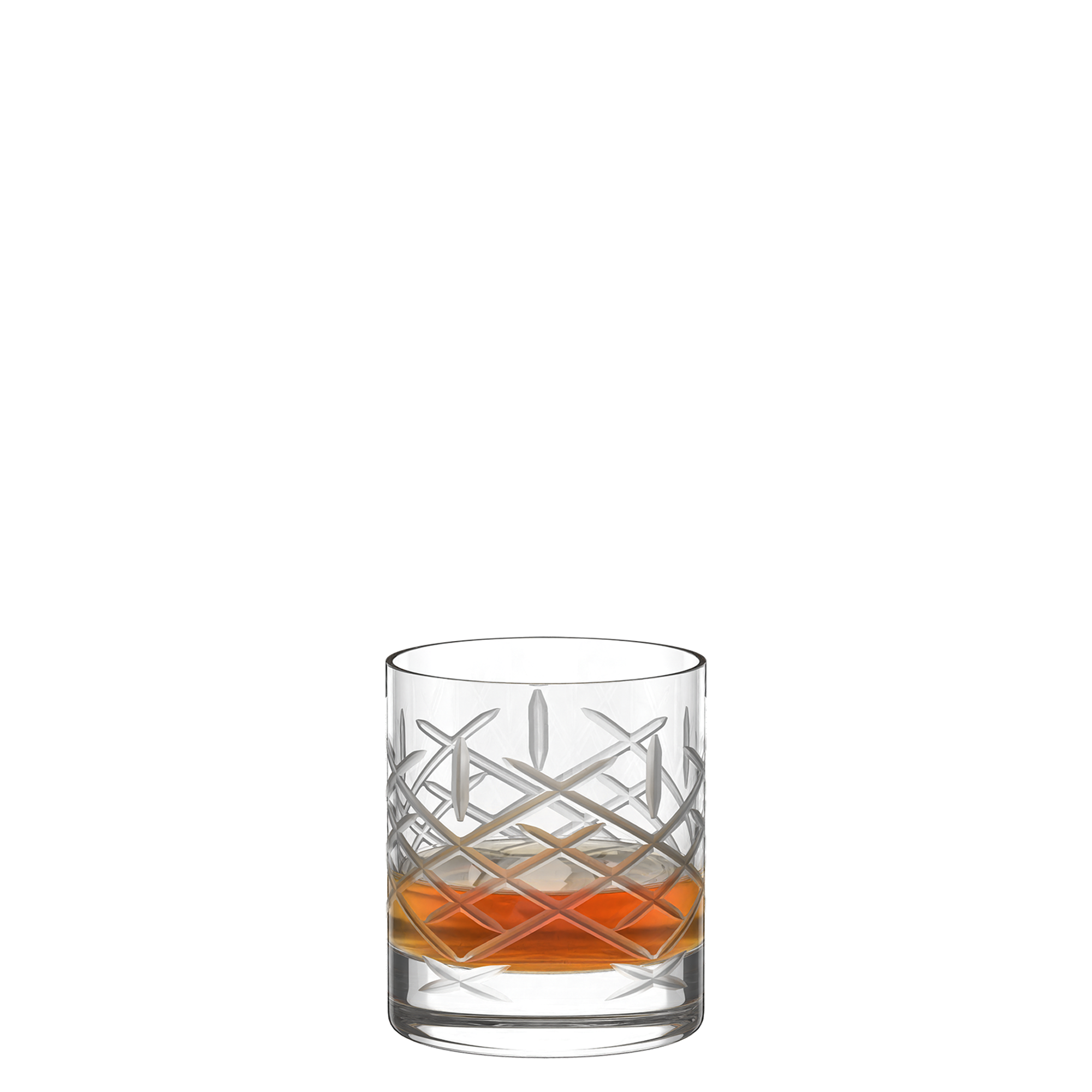 Whisky Pur CLUB 6er Set mit elegantem Kristallglas und feinem Whisky Getränk im Glas