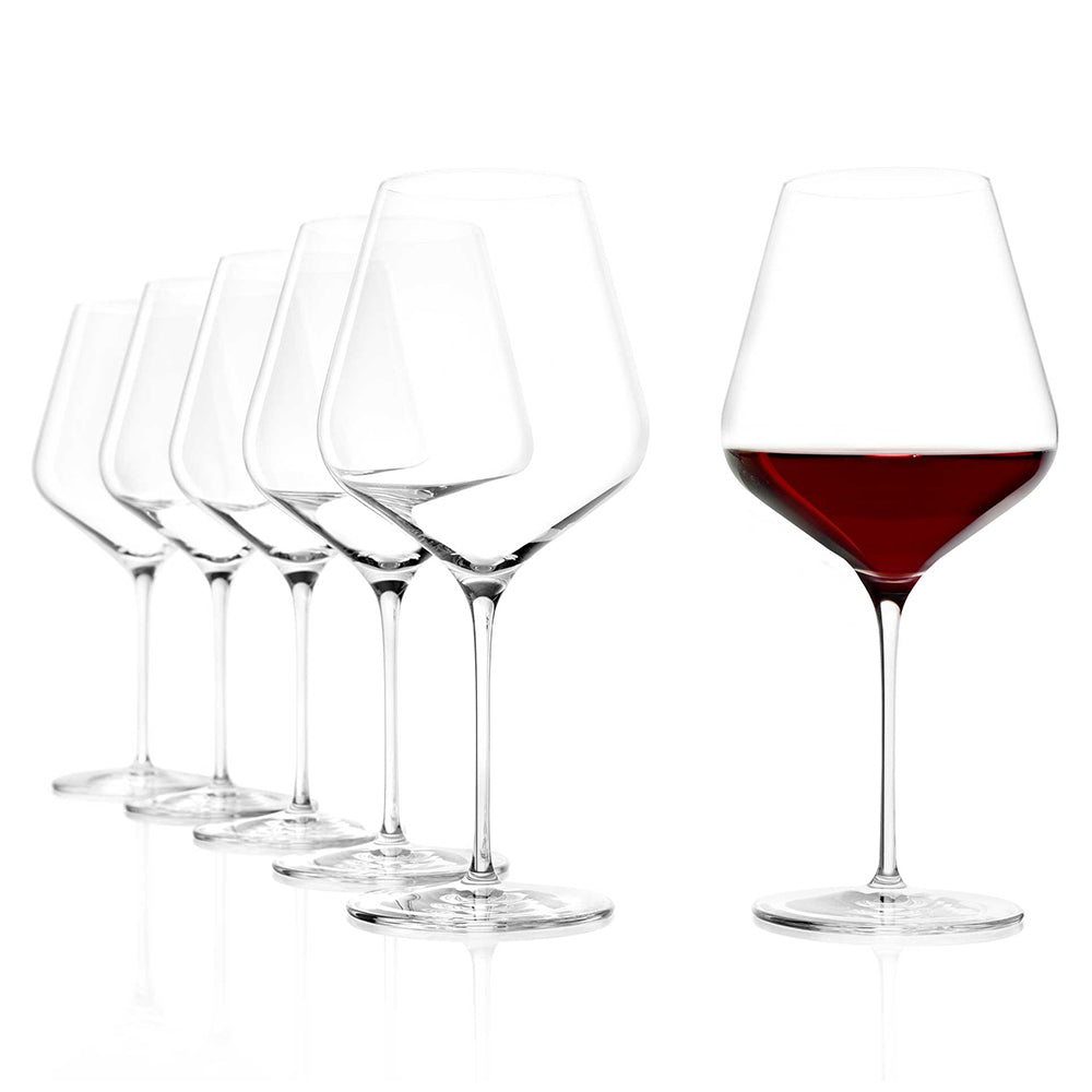Stolzle Grandezza Burgundy Wine Glasses (Set of 6) - Winestuff