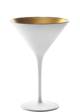 Stoelzle Lausitz Cocktail Schale Elements Metallic Weiss Gold 240 ml